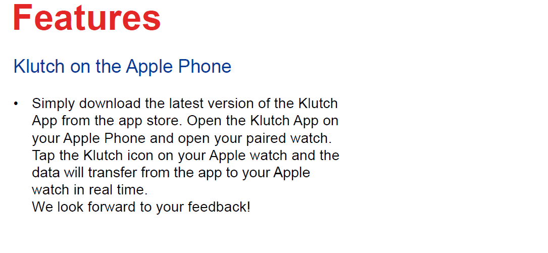 Klutch Apple Watch